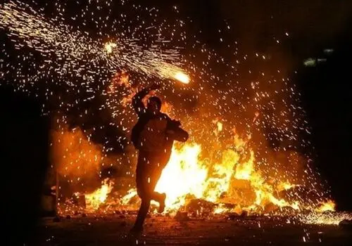 تاکنون ۲۰۹ مصدوم در حوادث چهارشنبه سوری + فیلم