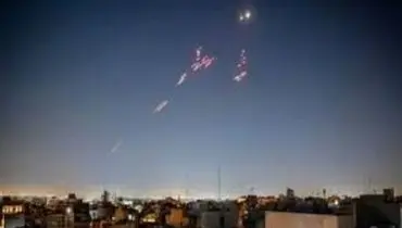 قاب خاص از حمله به بزرگراه ارتش تهران، بامداد پنجشنبه