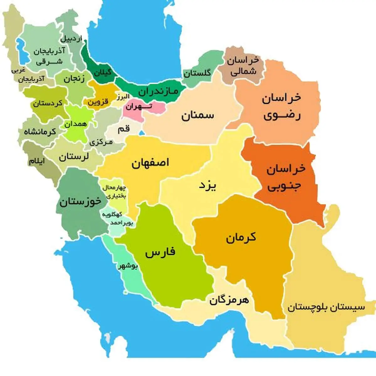 اعلام میزان مشارکت مردم در انتخابات به تفکیک استانها+ عکس