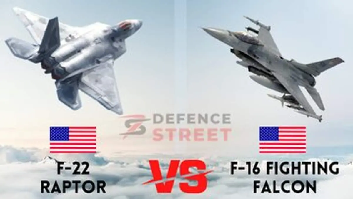 مقایسه F-۱۶ Fighting Falcon و F-۲۲ Raptor؛ پیشرفتهترین جنگندههای آمریکا+ تصاویر