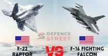 مقایسه F-۱۶ Fighting Falcon و F-۲۲ Raptor؛ پیشرفته‌ترین جنگنده‌های آمریکا+ تصاویر