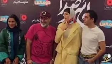مهران غفوریان و نوید محمدزاده در پردیس سینمایی کوروش+فیلم