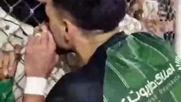شادی عاشقانه ستاره خیبر با همسرش بعد از شکست پرسپولیس/ویدیو 