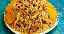 طرز تهیه گردو پلو با مرغ