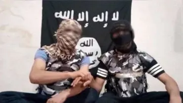 لحظه بیعت دو عنصر عملیات تروریستی کرمان با خلیفه داعش+ فیلم