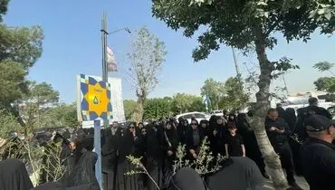 مراسم خاکسپاری شهیدان حاجی‌زاده و باقری برگزار شد