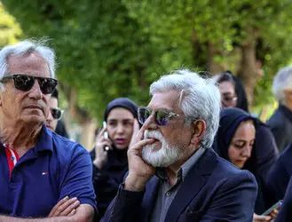 این بازیگران به مراسم خاکسپاری بهروز رضوی آمدند + تصاویر