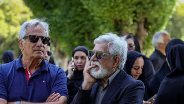 این بازیگران به مراسم خاکسپاری بهروز رضوی آمدند + تصاویر