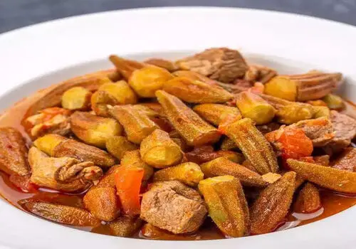 طرز تهیه بامیه ماه رمضان ترد و پوک + فیلم