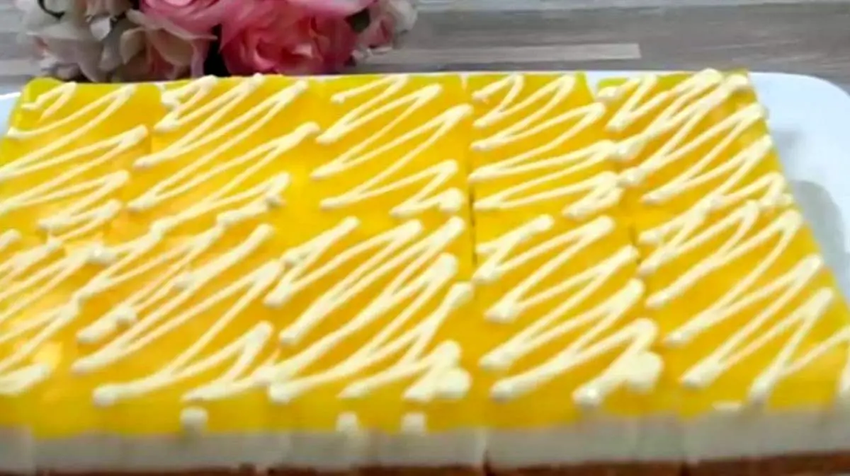 لذیذترین دسر یخچالی لیمویی با بیسکوییت+ فیلم/ طرز تهیه دسر لیمویی سریع و ساده