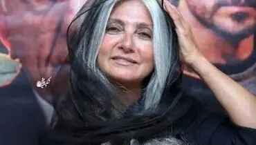 استایل باشکوه رویا جاویدنیا ملکه 60 ساله سینما در مراسم اکران سریال «بی‌عاطفه»