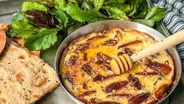 طرز تهیه املت خرما برای سحری