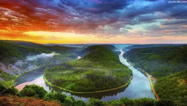 چرا اغلب رودخانه ها شکل مارپیچ دارند+ فیلم 