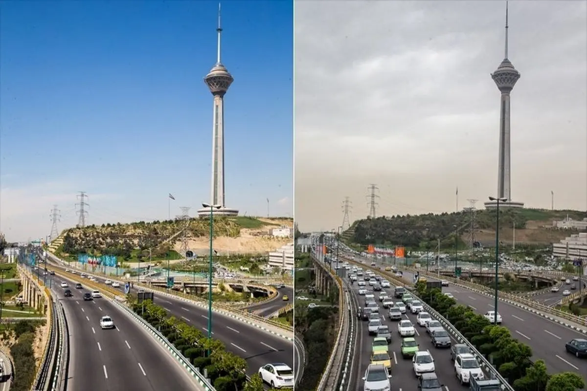 هوای تهران در شرایط مطلوب