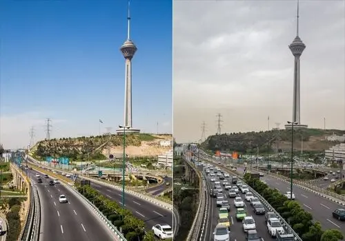 وضعیت هوای تهران «قابل قبول» شد