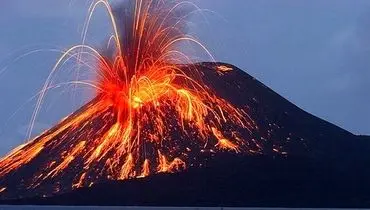 فوران آتشفشان روآنگ در اندونزی+ فیلم
