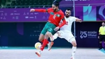 تیم ملی فوتسال ایران برابر مراکش متوقف شد