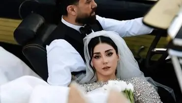 حرکات جذاب تکواندویی مرجان سلحشوری با لباس عروسی اش /ویدیو