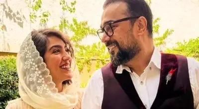 عاشقانه سپند امیرسلیمانی و همسرش روی صحنه تئاتر