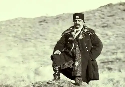 ناصرالدین شاه در سفری به کوهستان