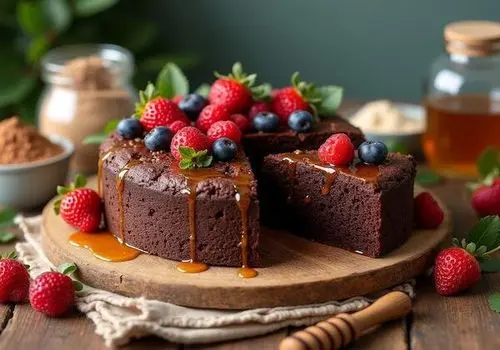 طرز تهیه کیک شکلاتی رژیمی با عسل ؛ کیکی برای شب های پاییز
