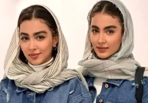 عکس جدید سارا و نیکای سریال پایتخت در کنار مادرشان