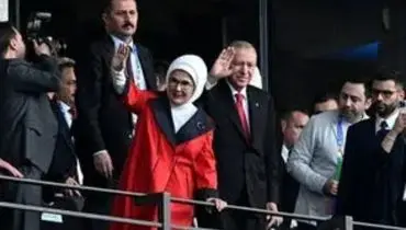 تصویری از مراسم ازدواج اردوغان و امینه گلباران