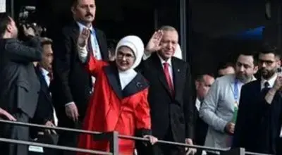 تصویری از مراسم ازدواج اردوغان و امینه گلباران