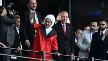 تصویری از مراسم ازدواج اردوغان و امینه گلباران