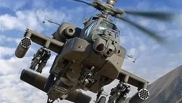 انتشار تصاویری از سرنگونی بالگرد آپاچی عربستان توسط ارتش یمن+فیلم