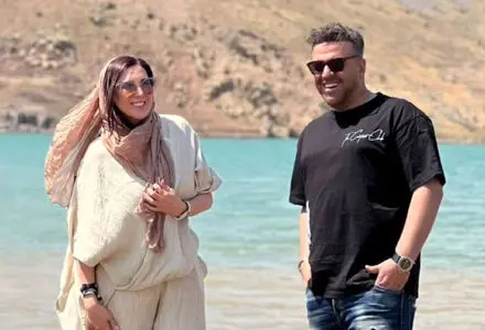 عکس لیلا بلوکات و بهرنگ علوی در رستوران