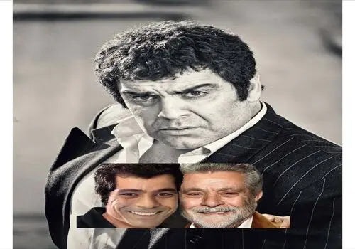 عکس یادگاری بهروز وثوقی با ناصر حجازی در جوانی