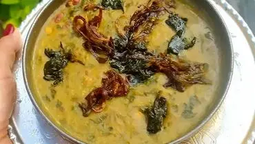 اموزش درست کردن یک آش اسفناج خوشمزه و عالی در سه سوت + فیلم 