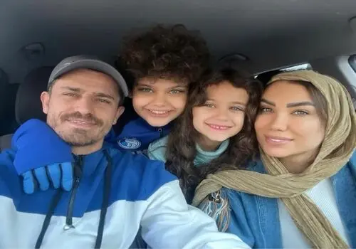  قاب زیبای وریا غفوری و همسرش