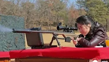 دختر کیم جونگ اون در میدان تیر تمرین کرد