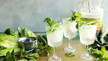 طرز تهیه شربت سکنجبین نعنای تازه برای روزهای گرم