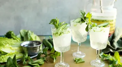 طرز تهیه شربت سکنجبین نعنای تازه برای روزهای گرم