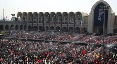 دریای خروشان مردم در وداع با رهبر شهید؛ تصاویری از سیل جمعیت را ببینید