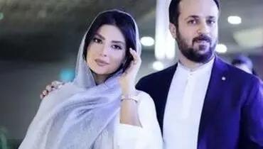 قاب عاشقانه ارسطوی پایتخت و همسر بازیگرش
