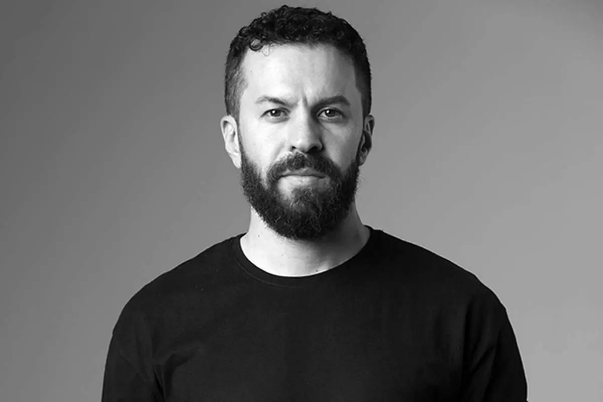 سعید دستی در نشست خبری فیلم سینمایی «بیلبورد»