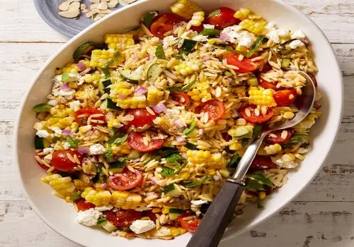 شام امشب با من: طرز تهیه سالاد پاستا ریزونی؛ یک سالاد متفاوت و خوشمزه