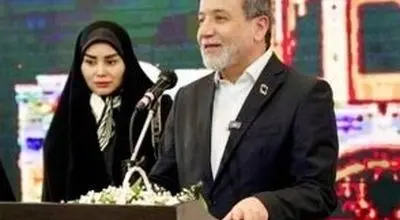 حرف‌های همسر عراقچی در یک مراسم خاص را ببینید/ویدیو 