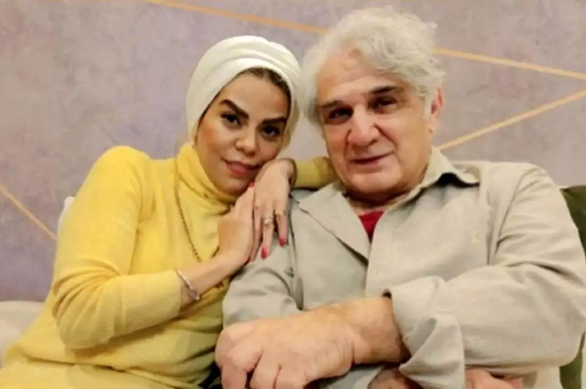 قاب عاشقانه‌ مهدی هاشمی و همسر دومش؛ تفاوت سنی، مانع عشق نیست!