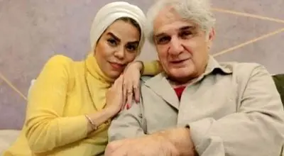 قاب عاشقانه‌ مهدی هاشمی و همسر دومش؛ تفاوت سنی، مانع عشق نیست!