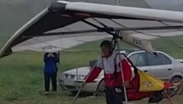 لحظه دیده شدن یسنا از دریچه دوربین کایت سوار داوطلب هلال‌احمر+ فیلم