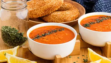 طرز تهیه سوپ گوجه و پنیر خوشمزه و مقوی

