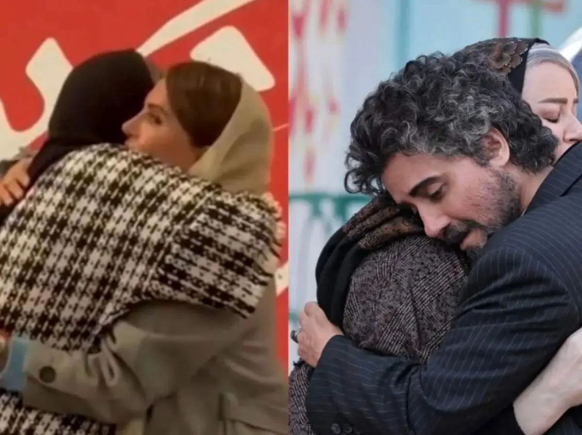 عکس های جذابی که الناز شاکردوست منتشر کرد؛ من و خانومی در اکران «کج پیله»