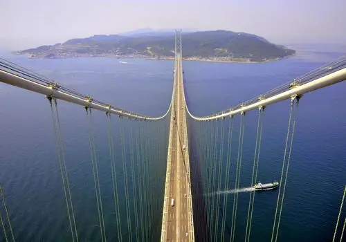 بلندترین پل معلق جهان با مهندسی شگفت انگیز+ فیلم