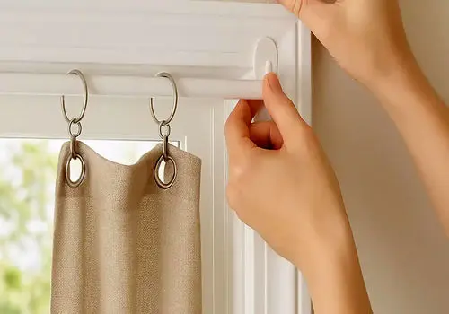 نصب پرده بدون چوب پرده؛ راهکارهایی کاربردی برای دکوراسیون شیک منزل+ عکس