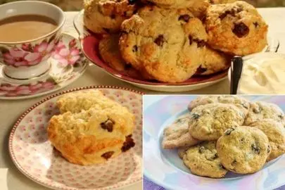 آموزش مرحله‌به‌مرحله شیرینی کشمشی بدون فر + فیلم